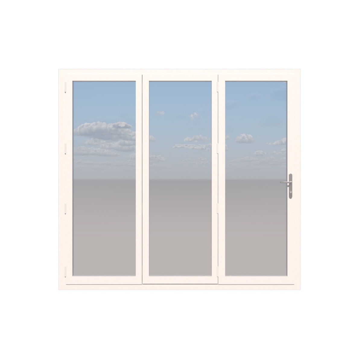 Clear Edge Bi-Fold Aluminium Door 210-230cm Height