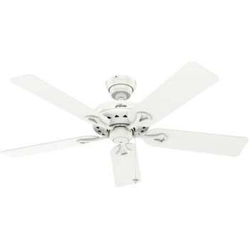Hunter Savoy 5 Blade (132cm) Indoor Ceiling Fan with AC Motor and Pull Chain