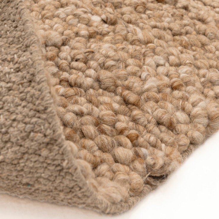 Adler Bouclé Wool Honey Rug, in 3 Sizes