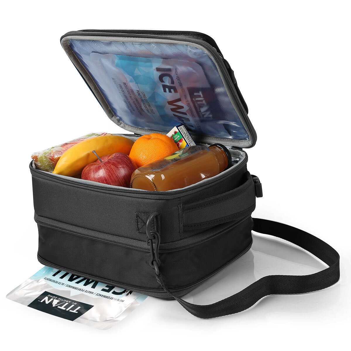 Titan Expand Lunchbox Black
