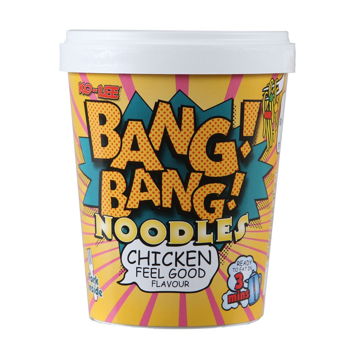 KOLEE Bang Bang Noodles Chicken Feel Good Flavour, 8 x 65g Costco UK
