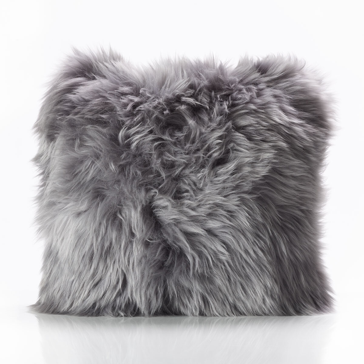 Bowron Long Wool Sheepskin Single Sided Cushion, 35 x 35cm