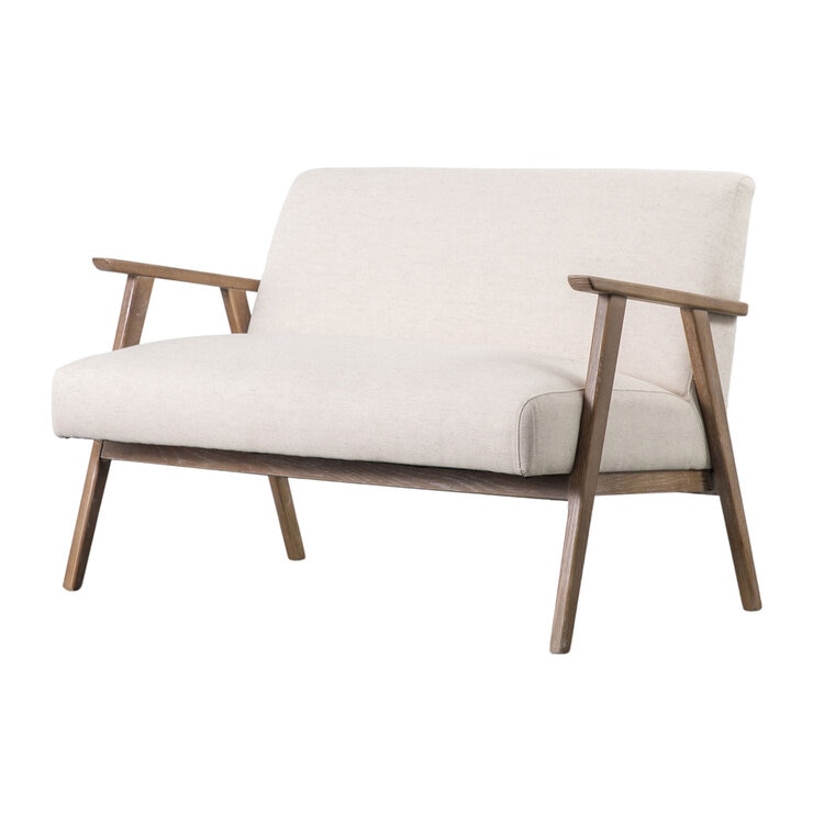 Gallery Neyland Natural Linen 2 Seater Sofa