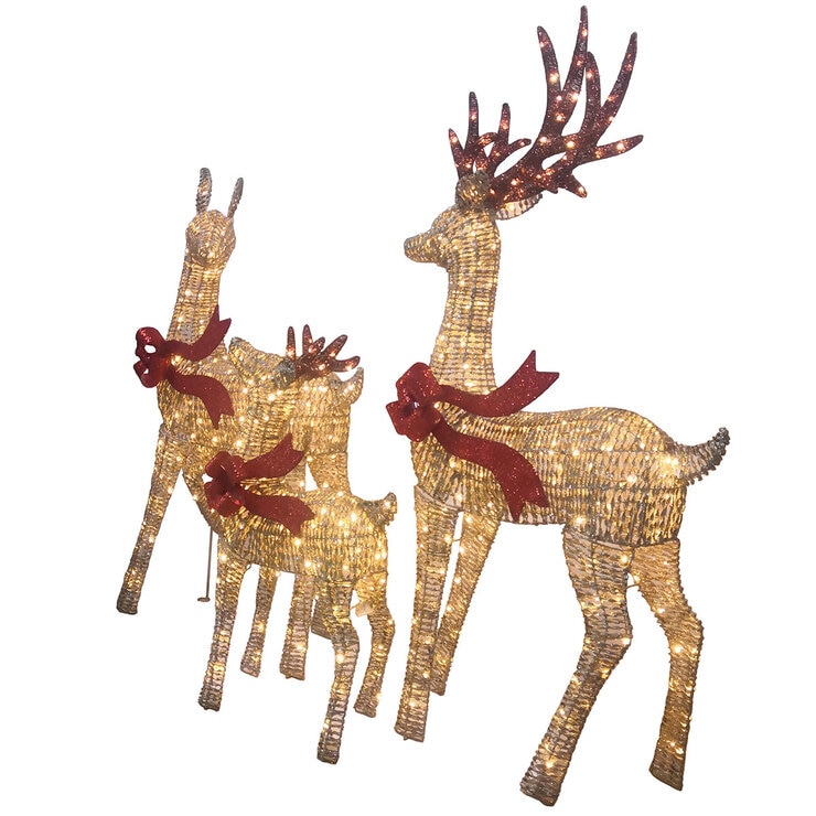 3 piece LED Deer Family on Costco.co.uk