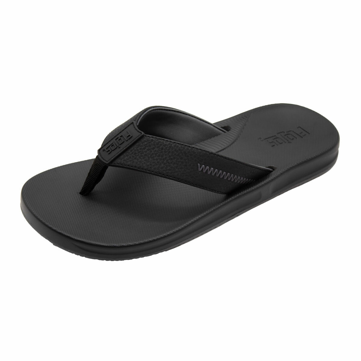 Flojos Mens Eves Flip Flop in Black