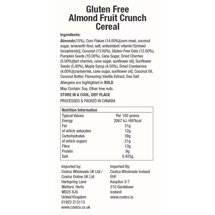 Nutritional Information