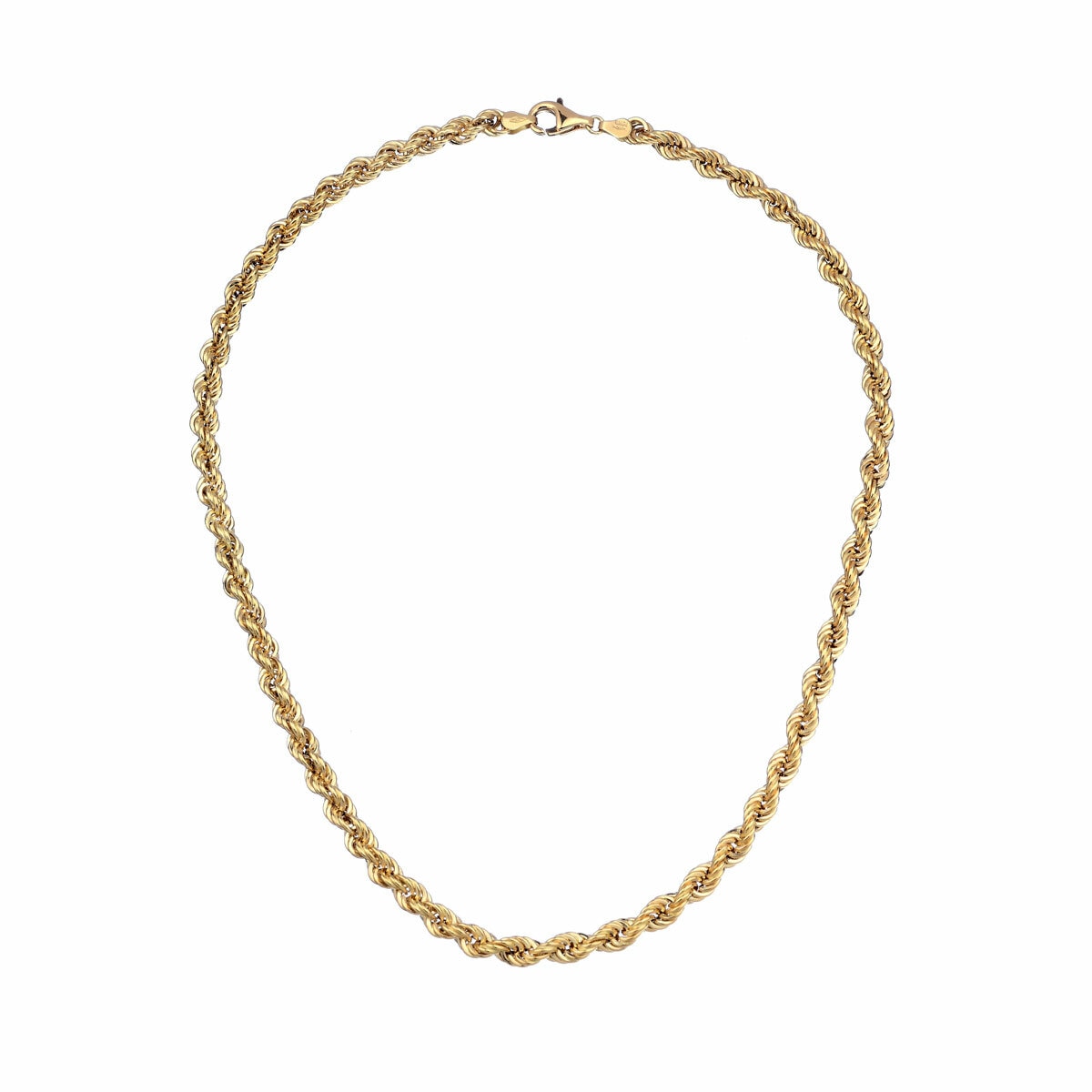 14ct Yellow Gold Rope Chain Necklace 14ct Yellow Gold Rope Chain Necklace