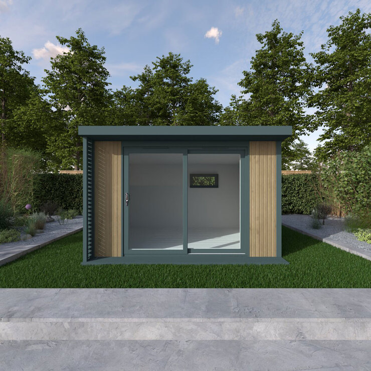 Installed Garden Room, Small Sizes, Basebox Plus by Green Retreats (up to 11m²)