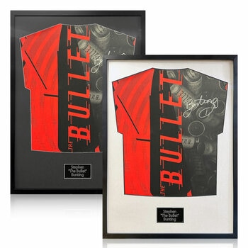 Stephen Bunting Signed Framed Darts Shirt in 2 Options: White or Black