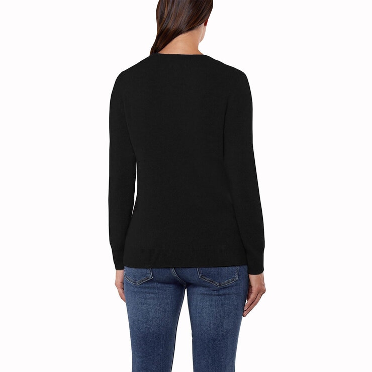 Matty M Cashmere Sweater in Black