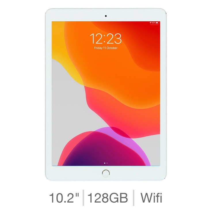 Apple iPad MW782B/A, 10.2 Inch, WiFi, 128GB in Silver Costco UK