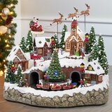 Buy Snowy Holiday Village Centerpiece Lifestyle Image at Costco.co.uk