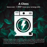 Hisense WF5S1045BB, 10.5kg 1400rpm Washing Machine, A Rated in Black