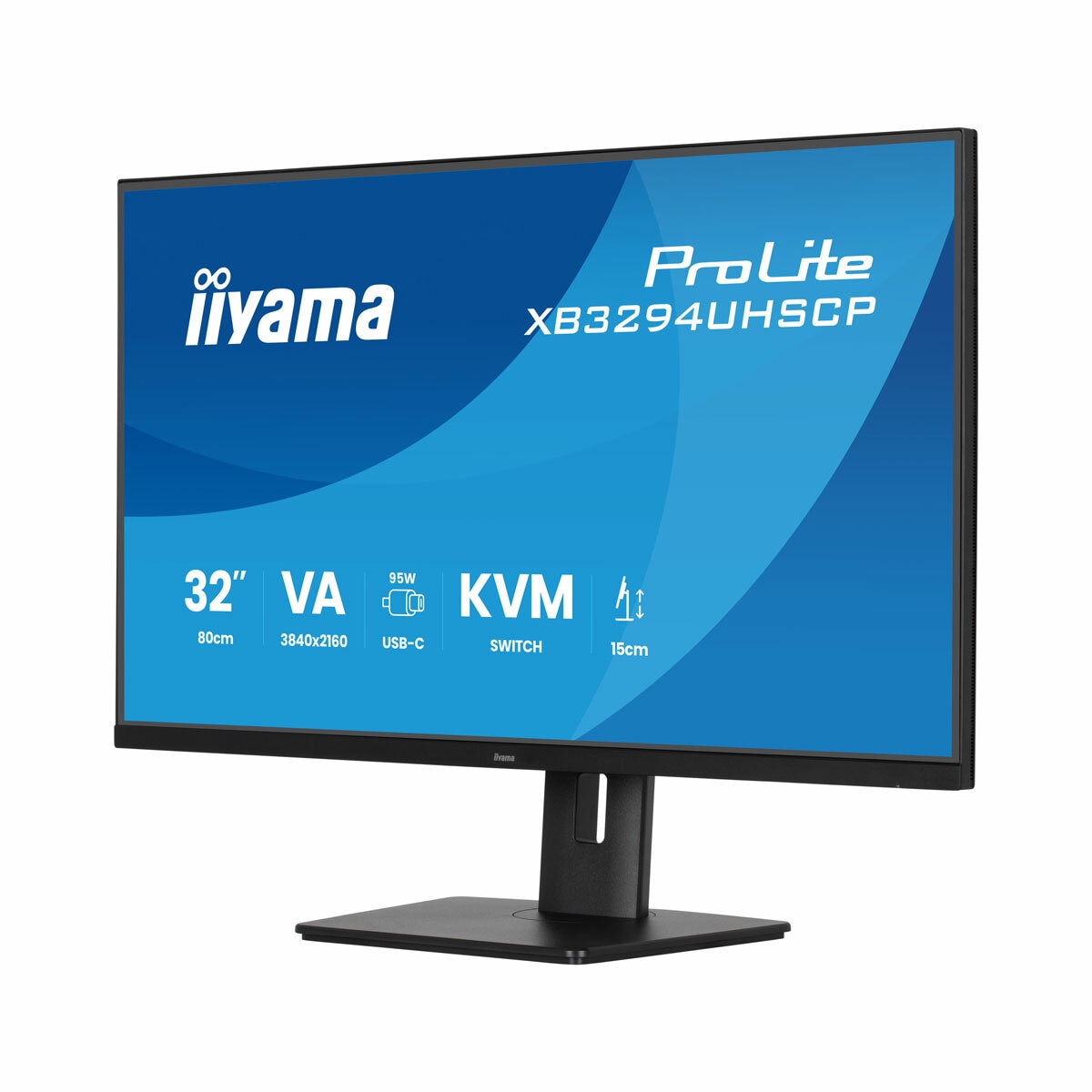 iiyama, 32 Inch, 4k UHD, VA Monitor, XB3294UHSCP-B1