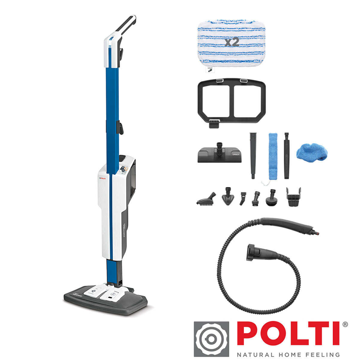 Vaporetto Easy Plus Portable Steamer by Polti - Complete