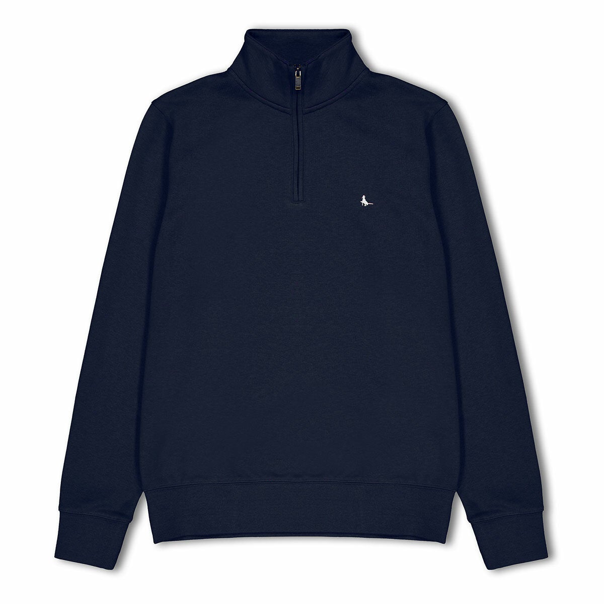 Jack Wills Men's Barchester 1/4 Zip Sweatshirt in Navy