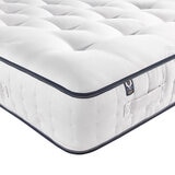 Silentnight British Wool 2400 Pocket Mattress & Slate Grey Full Ottoman Divan in 3 Sizes