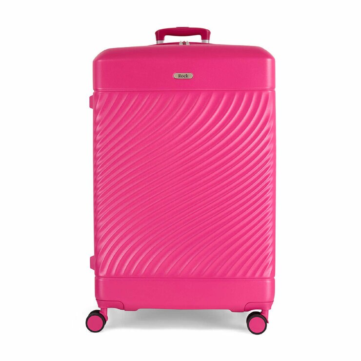 ROCK Love Island Large Suitcase Pink