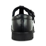 TeⓇm Emily Leather Buckle T-Bar Girl's School Shoes