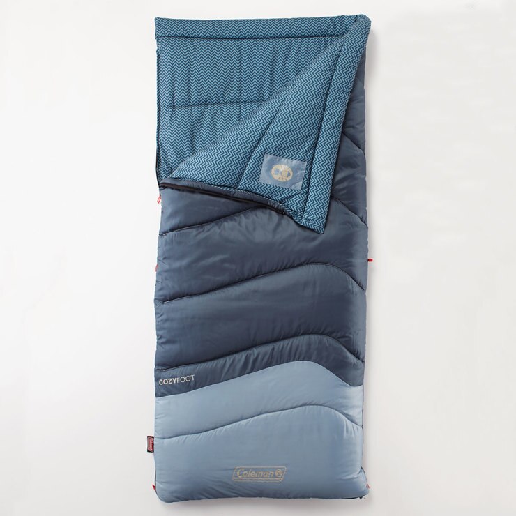 Coleman Cozy Foot Sleeping Bag in Blue Costco UK