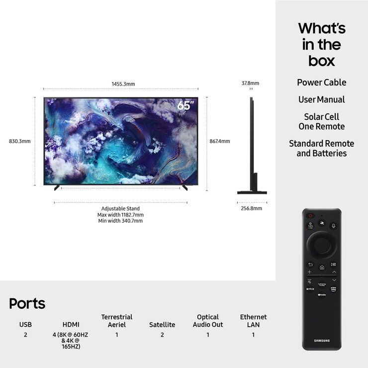 Buy Samsung QE65QN900FTXXU 65 Inch Neo QLED 4K Ultra HD Smart TV at Costco.co.uk