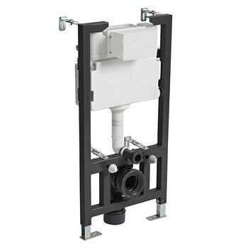 Tavistock 1.0m Wall Hung Toilet Frame and 6L Cistern