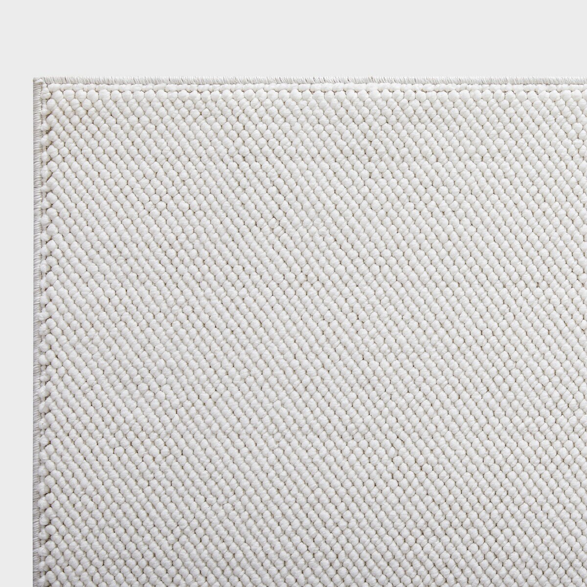 Off The Loom Runner in Cream, 60 x 213 cm