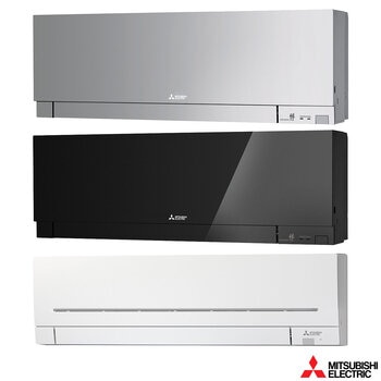 Installed Mitsubishi Zen Single Split Air Conditioning Unit for Domestic Use, Available in 3 kW Capacities & 3 Colours