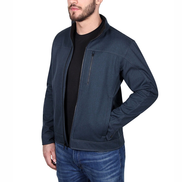 Kirkland Signature Men's Softshell Jacket in Blue, Medium Costco UK