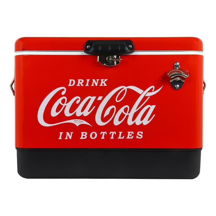 Coca-Cola Ice Chest Cooler with Bottle Opener