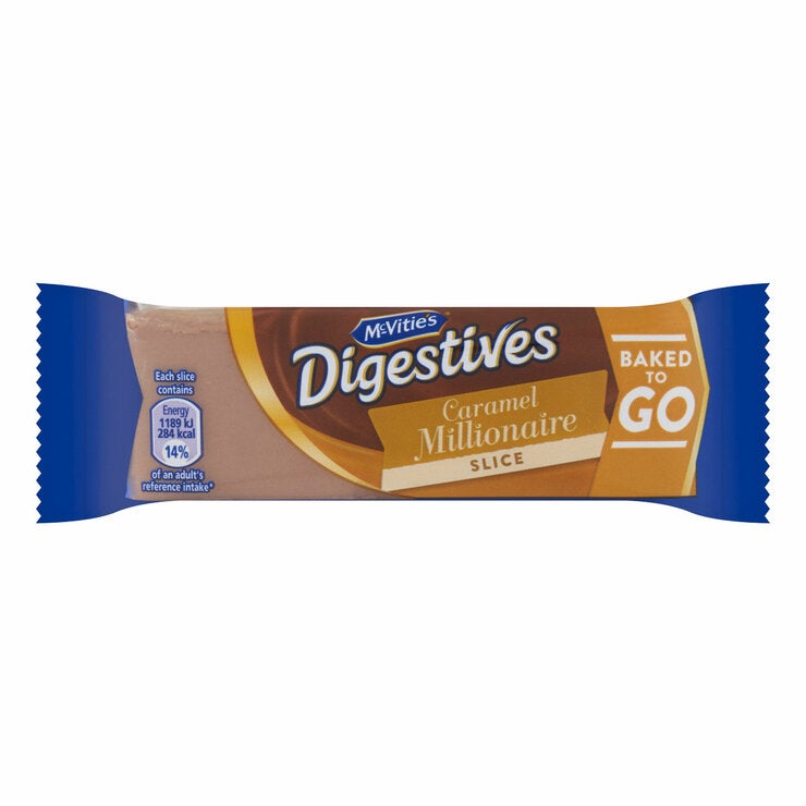 MCVITIES DIGESTIVES CARAMEL SLICE 59G