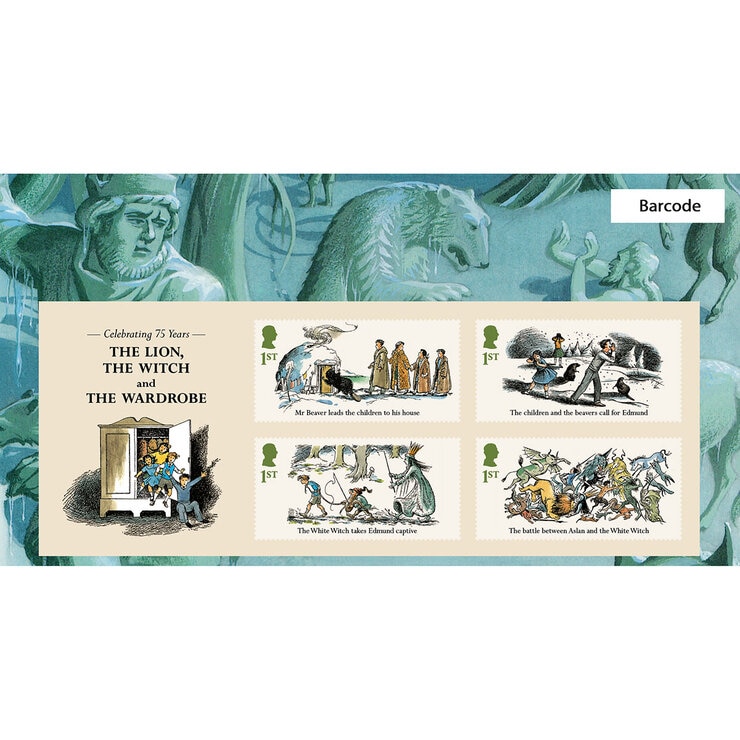 The Chronicles of Narnia Stamps Presentation Pack from Royal Mail