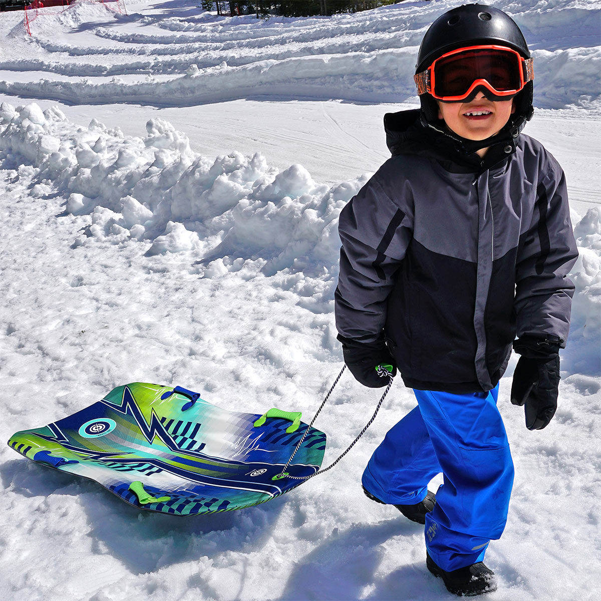 SnoStorm™ 50" 2 Seater Vipernex Snow Sled in Green Costco UK