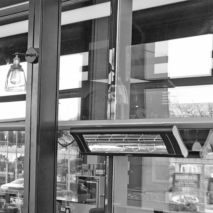 Veito Aero 2500 Indoor And Outdoor Carbon Infrared Heater Black