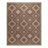 Concept Looms Sumac Brown Rust Indoor Outdoor Rug, in 3 Sizes