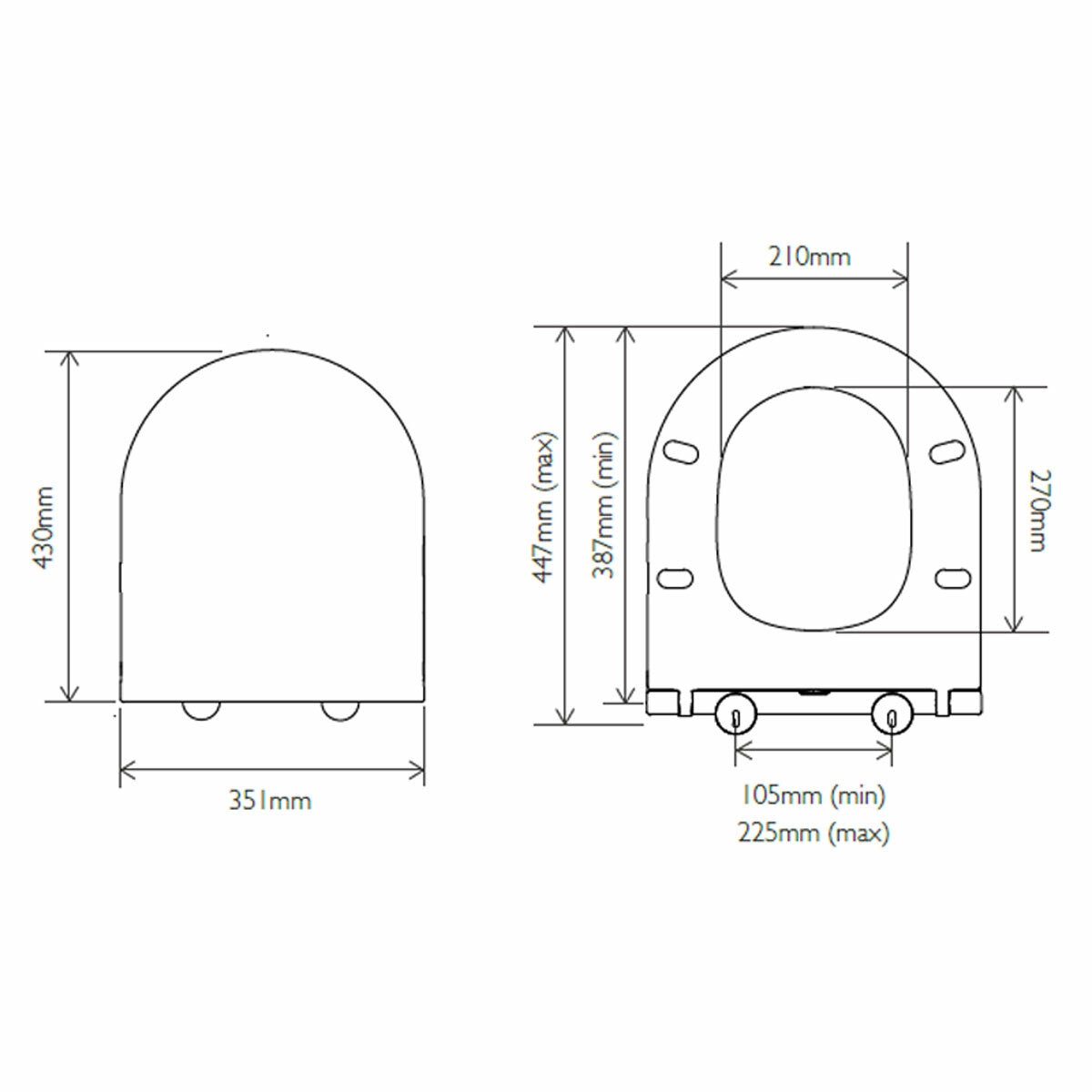 Tavistock Curve Wall Hung Toilet With Pan And Slim Seat Tavistock Curve Wall Hung Toilet With Pan And Slim Seat