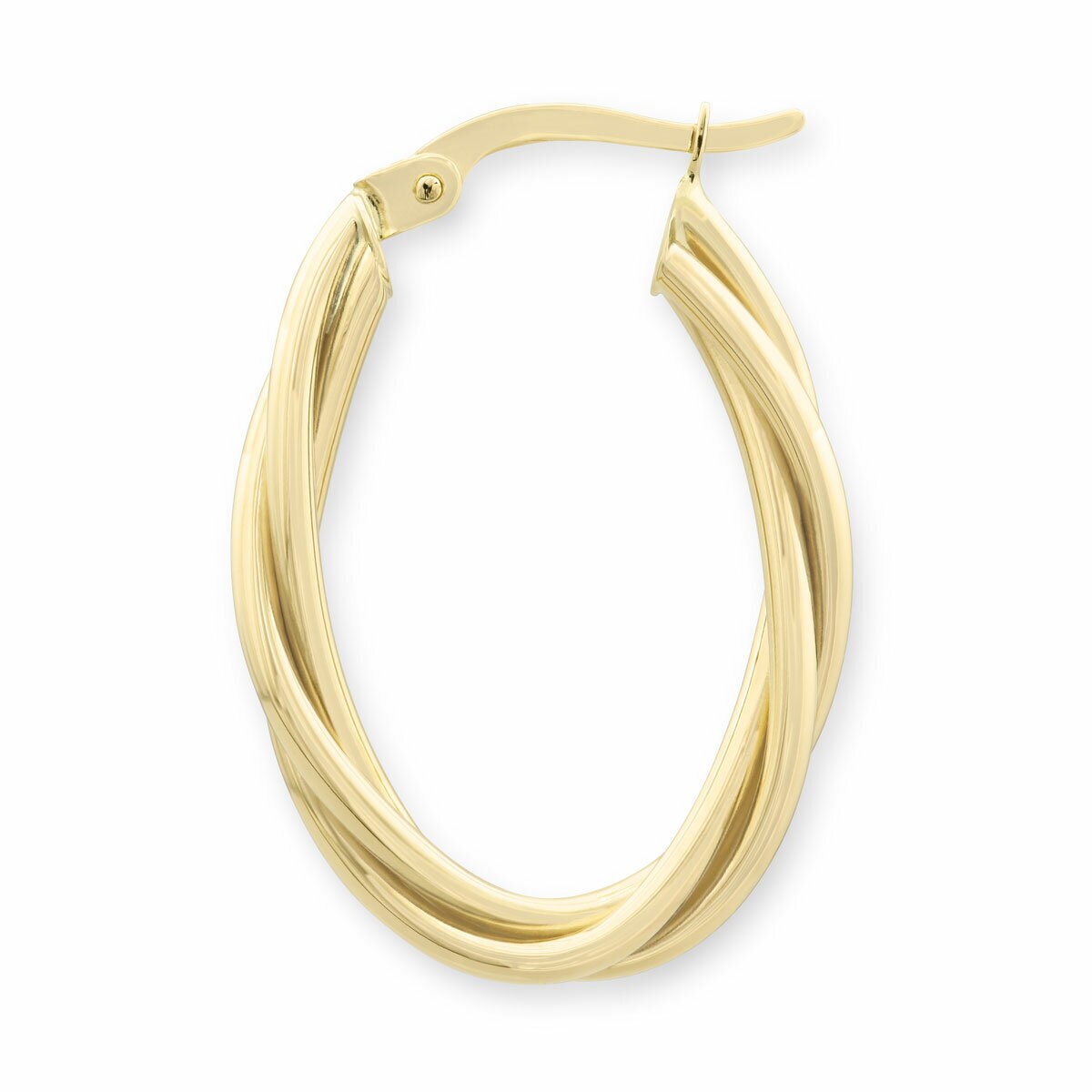 14ct Yellow Gold Twist Stud Earrings