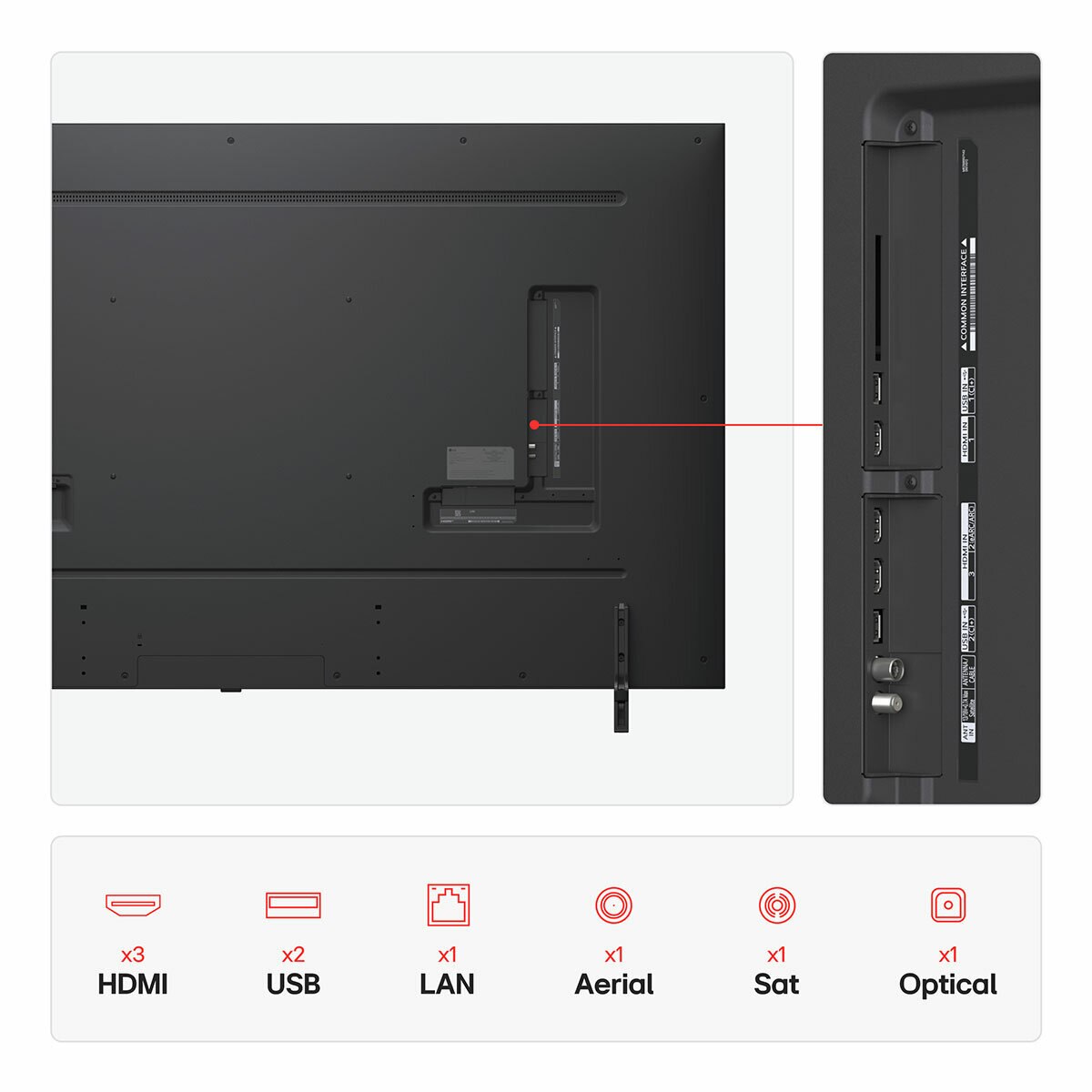 LG 75NANO80A6B 75 Inch NANO 4K Ultra HD Smart TV