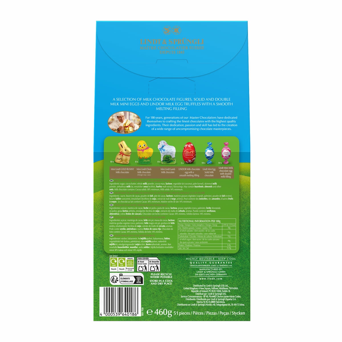 Ingredients and Nutritional information