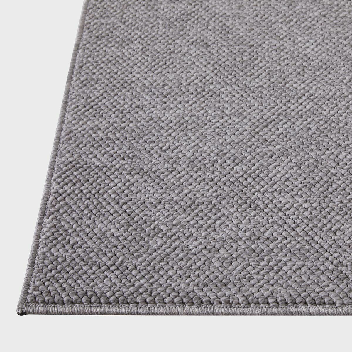 Off The Loom Runner in Grey, 60 x 213 cm