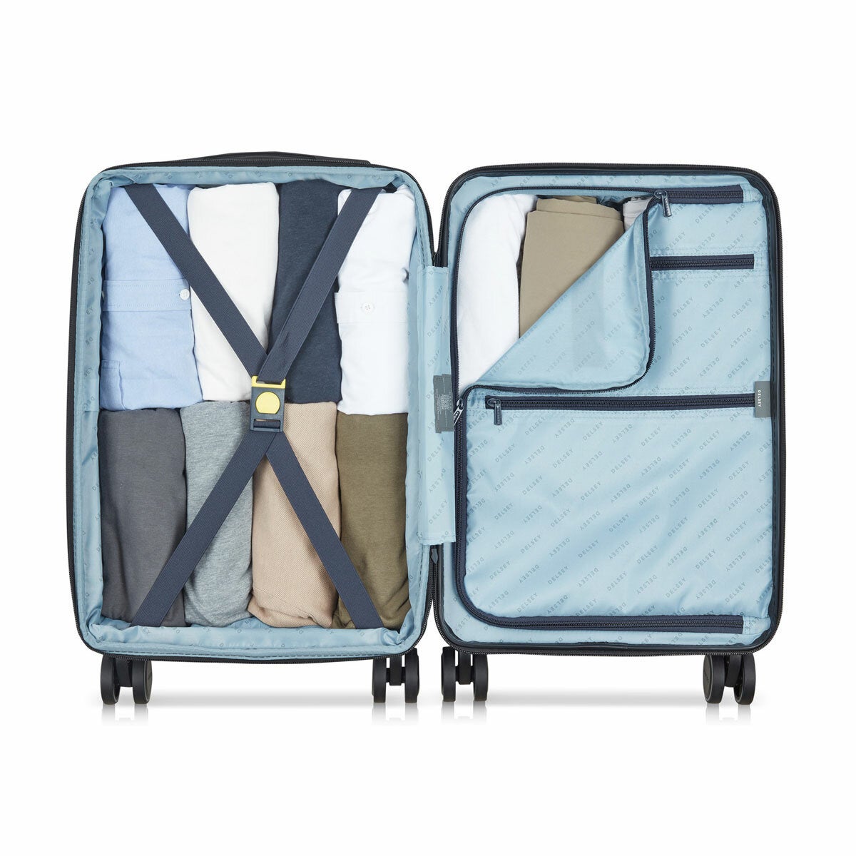 DELSEY TAKE OFF 3-PIECE HARDSIDE SPINNER LUGGAGE SET DELSEY TAKE OFF 3-PIECE HARDSIDE SPINNER LUGGAGE SET