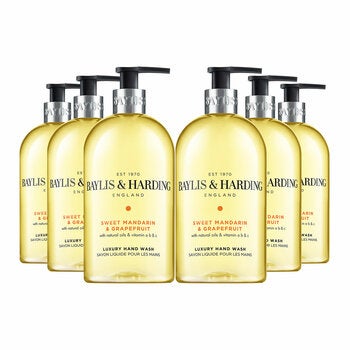 Baylis & Harding Hand Wash, 6 x 500ml in 2 Options Baylis & Harding Hand Wash, 6 x 500ml in 2 Options