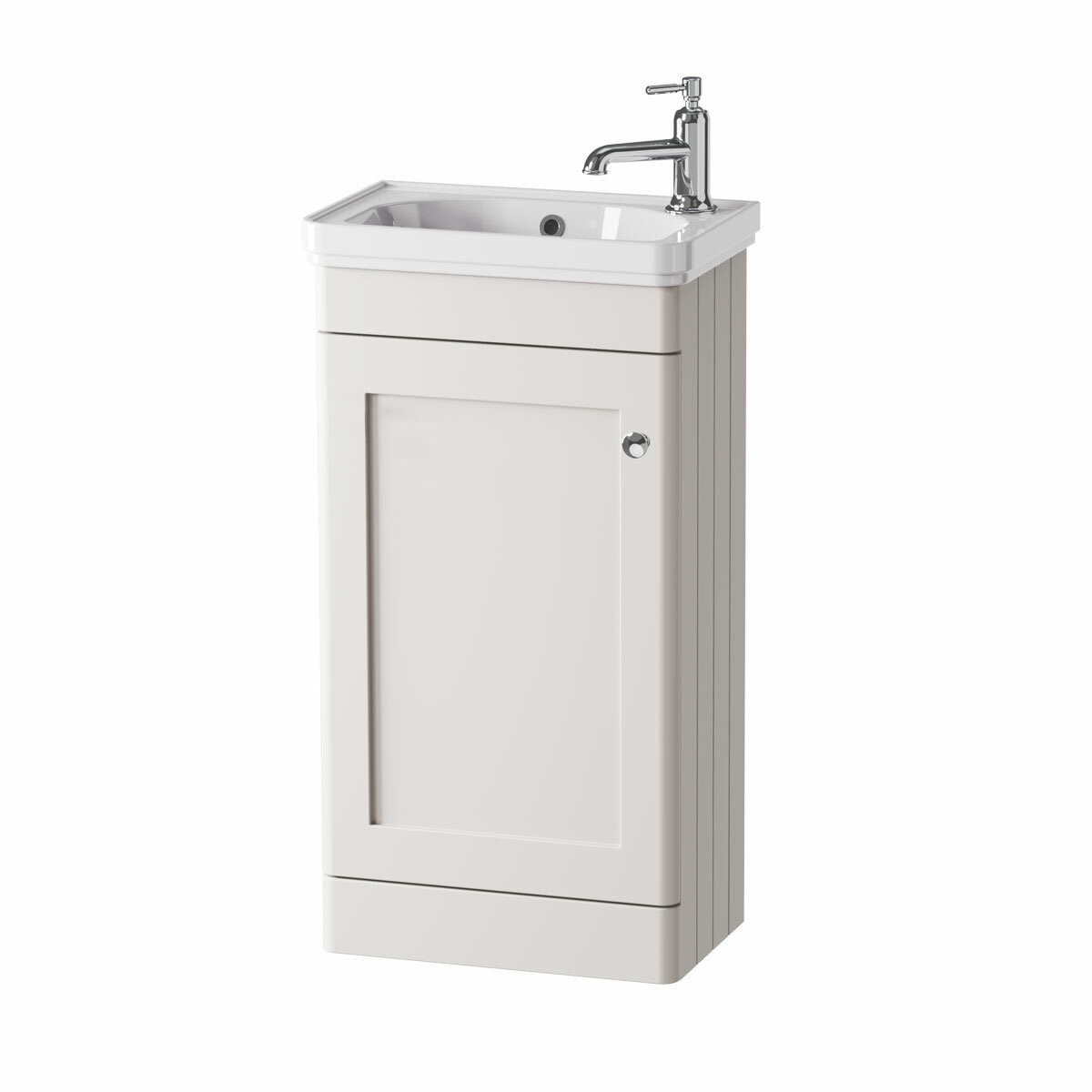 Tavistock Ashby Cloakroom 46.4 cm Floor Mounted Vanity Unit in White Tavistock Ashby Cloakroom 46.4 cm Floor Mounted Vanity Unit in White