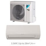 Installed Daikin Sensira 3.5kW Single Split Air Conditioning Unit for Domestic and Commercial Use