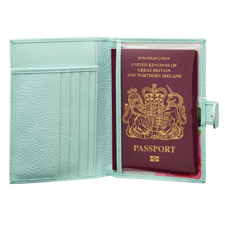 Osprey London Tilly Leather Passport Holder, Arctic Costco UK
