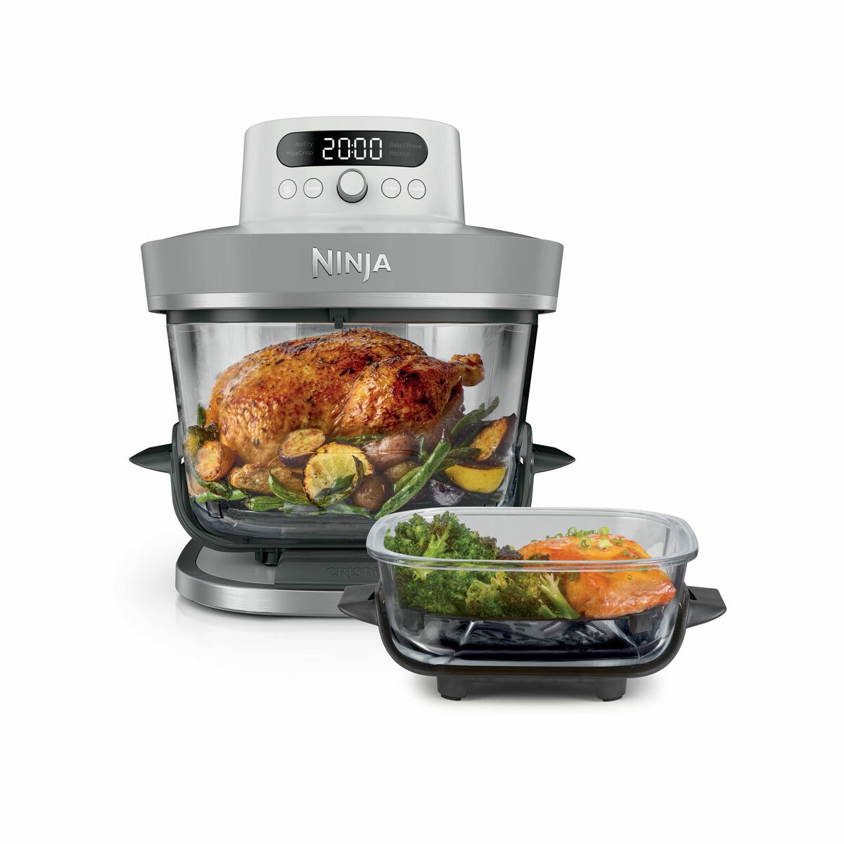 Ninja CRISPi PRO 5 in 1 Glass Air Fryer in White