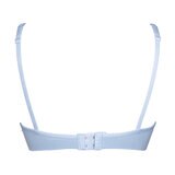 Elle Women's Seamless Bralette, 2 Pack in Blue Fog, Large
