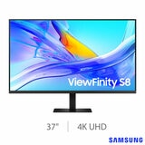 Samsung S80UD 37 Inch 4k UHD, 60Hz, VA, LCD, Monitor,  LS37D800UAUXXU