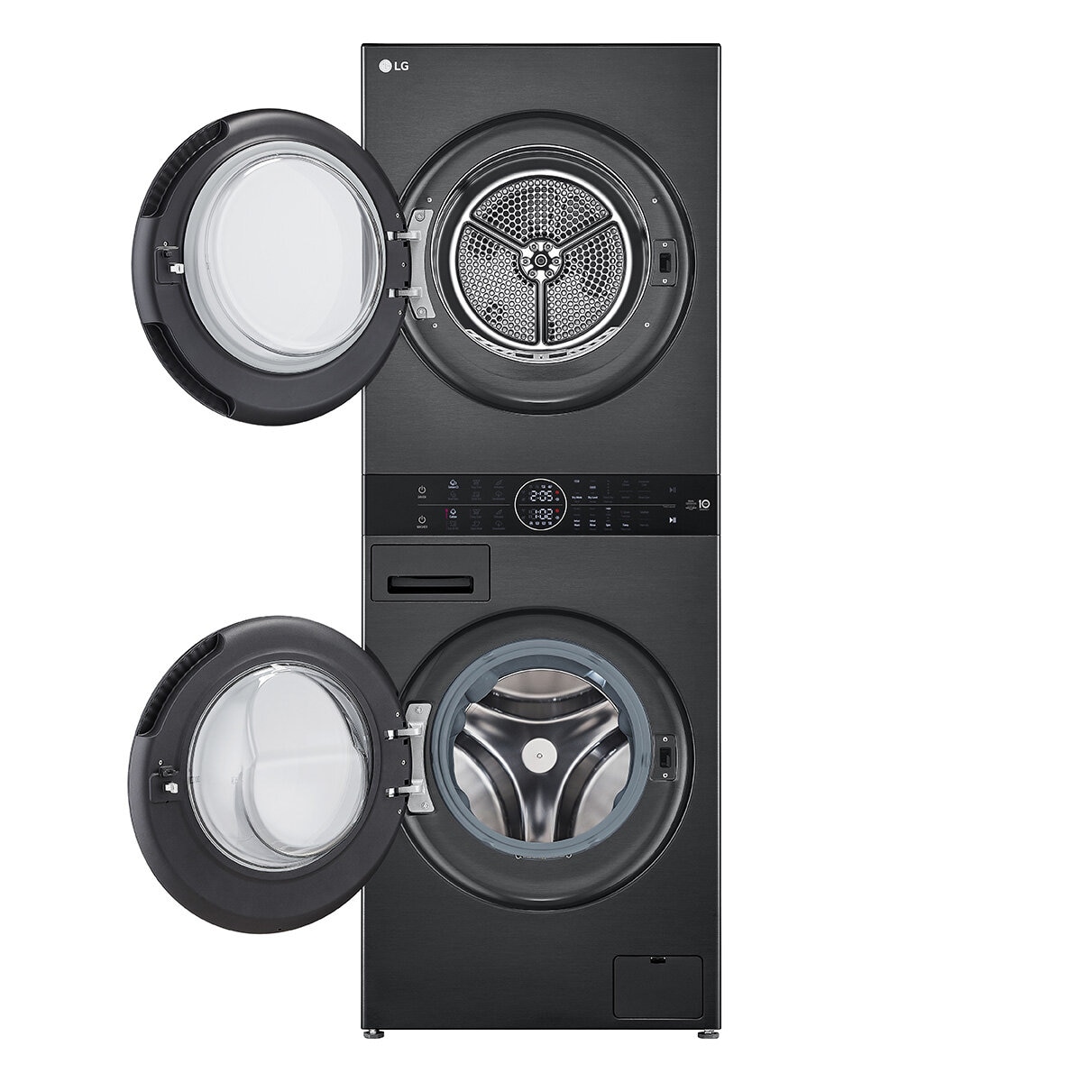 LG WT1210BBTN1, 12kg/10kg, 1400rpm, WashTower, A/A+++ Rated in Black Steel LG WT1210BBTN1, 12kg/10kg, 1400rpm, WashTower, A/A+++ Rated in Black Steel