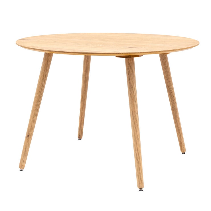 Gallery Hatfield Natural Round Dining Table, Seats 4